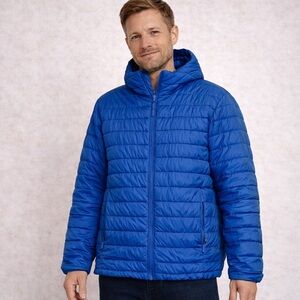 Wind River Hyper-Dri T-Max Puffer Jacket Men’s Large Blue Lightweight Insulated